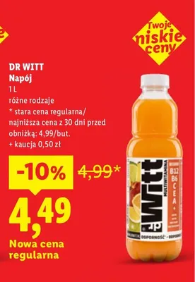 Napój Dr Witt promocja w Lidl