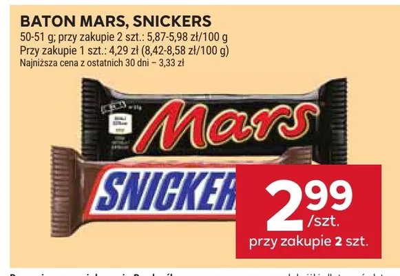 Baton Mars promocja w Stokrotka