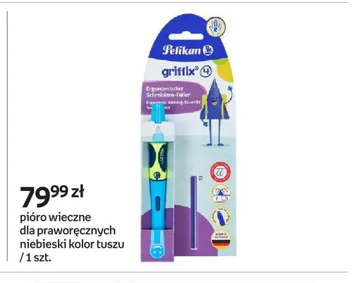 Pióro wieczne Pelikan Griffix dla praworęcznych promocja w Empik