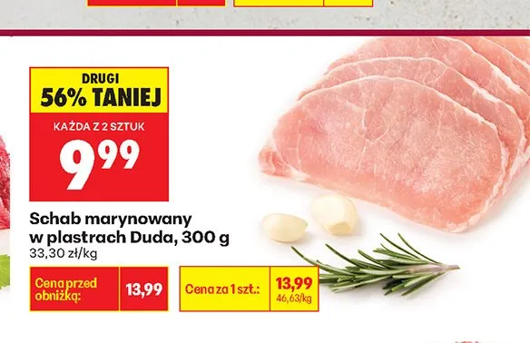Schab marynowany w plastrach Duda promocja w Biedronka