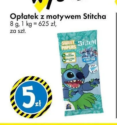 Opłatek z motywem Stitcha promocja w Tedi