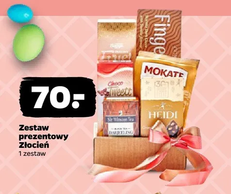 Zestaw prezentowy Złocień promocja w Netto