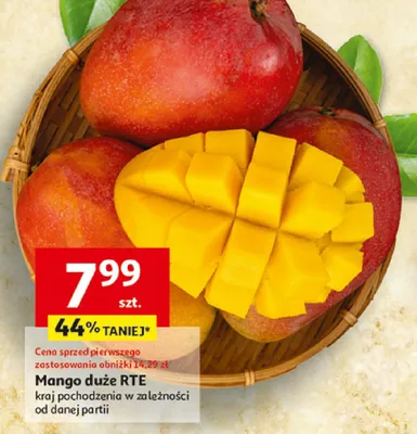 Mango duże RTE promocja w Auchan