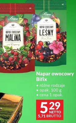 Napar owocowy Bifix różne rodzaje promocja w Makro