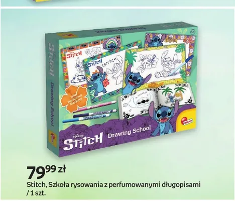 Szkoła rysowania z perfumowanymi długopisami Lisciani Stitch promocja w Empik
