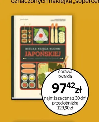 Książka Wielka Księga Kuchni Japońskiej promocja w Empik