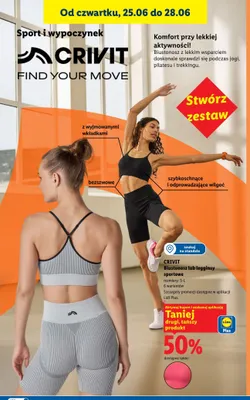 Legginsy sportowe CRIVIT promocja w Lidl