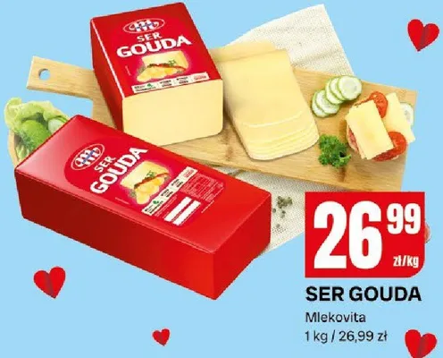 Ser gouda mlekovita promocja w Chorten