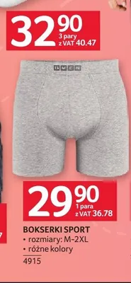 Bokserki męskie Sport Bmen promocja w Selgros