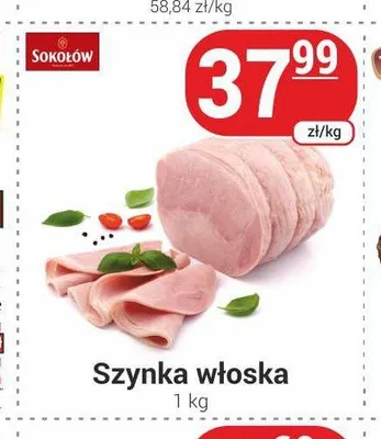 Szynka włoska Sokołów promocja w Delikatesy Sezam
