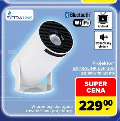 Projektor Extralink ESP-300 promocja w Carrefour