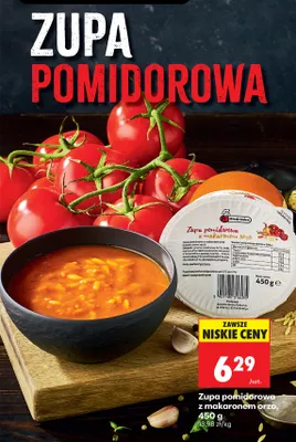 Zupa pomidorowa z makaronem orzo Biedronka promocja w Biedronka