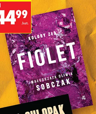 Książka Kolory zła Fiolet Małgorzata Oliwia Sobczak promocja w Biedronka