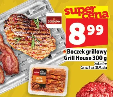 Boczek grillowy Grill House promocja w TOPAZ