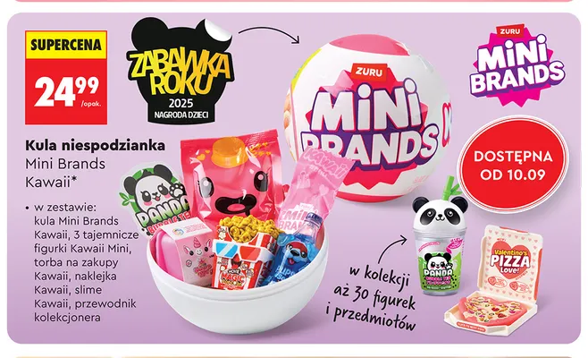 Kula niespodzianka Mini Brands Kawaii Zuru promocja w Biedronka