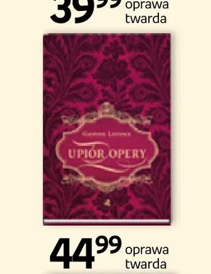 Książka Upiór opery oprawa twarda promocja w Empik