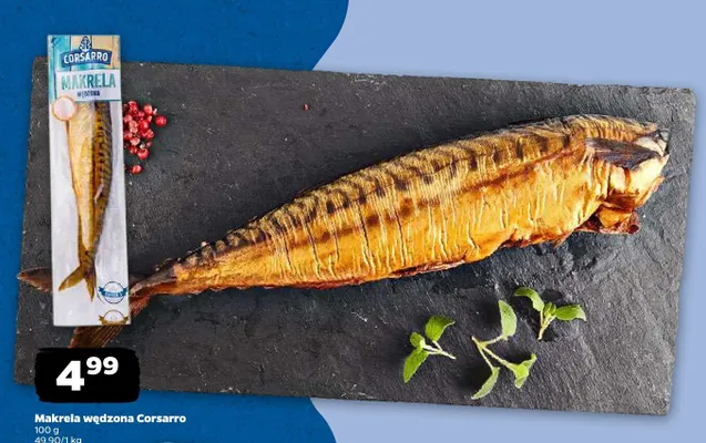 Makrela wędzona Corsarro promocja w Netto