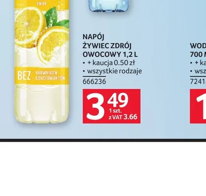 Napój Żywiec Zdrój owocowy promocja w Selgros