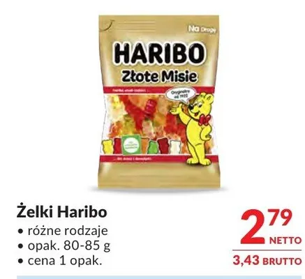 Żelki Haribo różne rodzaje promocja w Makro