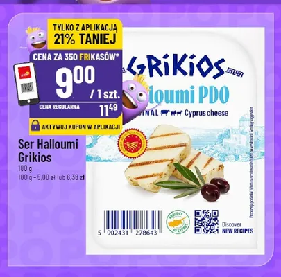 Ser halloumi Grikios promocja w POLOmarket