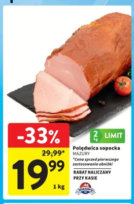 Polędwica sopocka Mazury promocja w Intermarche