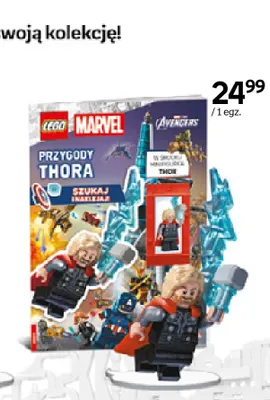 Książka LEGO Marvel Avengers Przygody Thora promocja w Empik