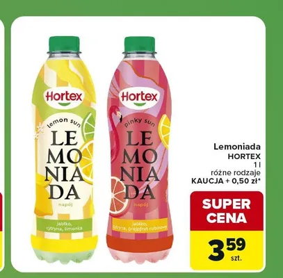 Lemoniada Hortex Lemon Sun promocja w Carrefour Express