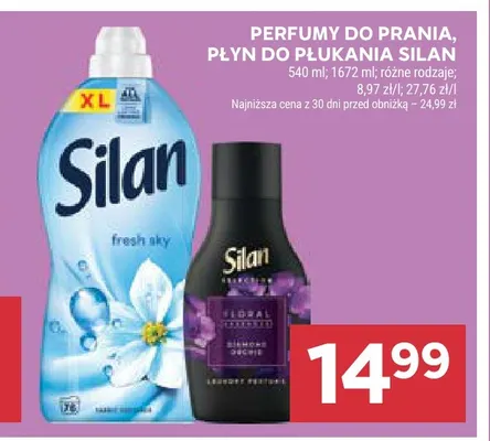 Płyn do płukania Silan promocja w Stokrotka