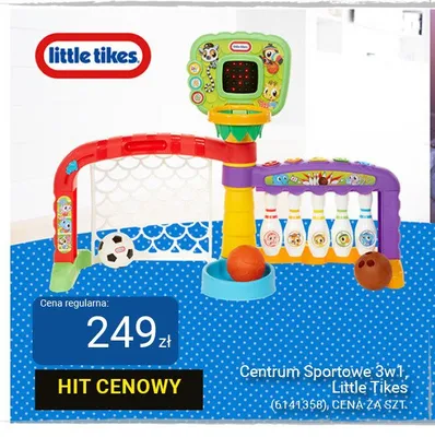 Centrum Sportowe 3w1 Little Tikes promocja w Smyk