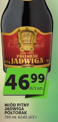 Miód pitny Jadwiga półtorak promocja w ABC