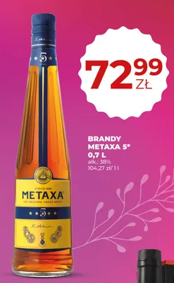 Brandy Metaxa 5* promocja w Duży Ben