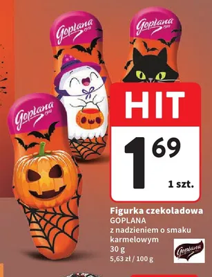 Figurka czekoladowa z nadzieniem o smaku karmelowym Goplana promocja w Intermarche