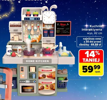 Kuchnia interaktywna wys. 42 cm promocja w Carrefour