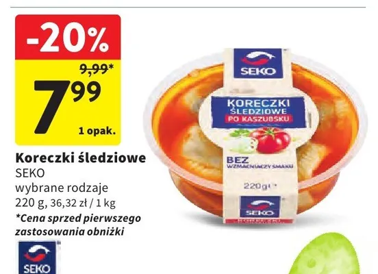 Koreczki śledziowe promocja w Intermarche