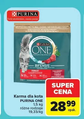 Karma dla kota Purina One promocja w Carrefour