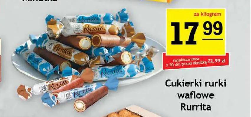 Cukierki rurki waflowe Rurrita promocja w Gram Market
