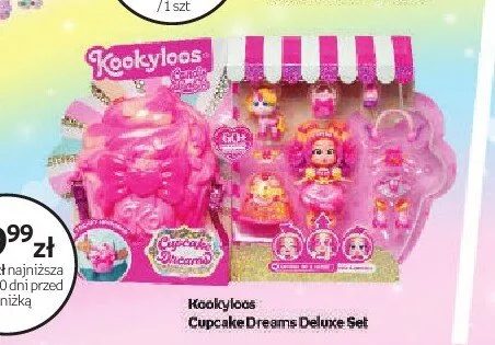 Zabawka Kookyloos Cupcake Dreams Deluxe Set promocja w Dzień Dziecka