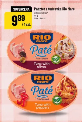 Pasztet z tuńczyka Rio Mare z oliwkami promocja w POLOmarket