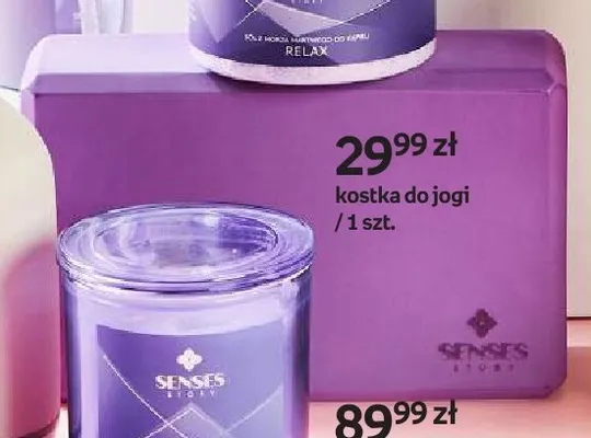 Kostka do jogi Senses Story promocja w Empik