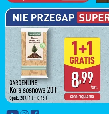Kora sosnowa Gardenline promocja w Aldi