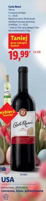 Wino czerwone białe promocja w Lidl