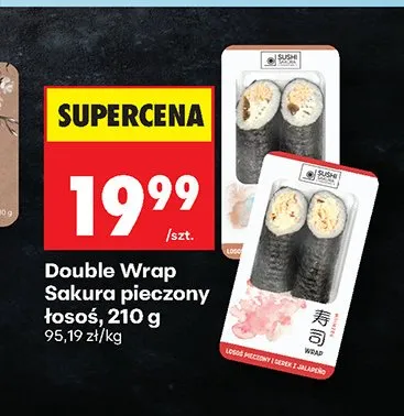 Double Wrap Sakura pieczony łosoś promocja w Biedronka
