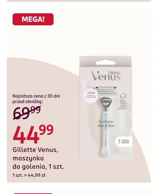 Maszynka do golenia Gillette Venus promocja w Rossmann