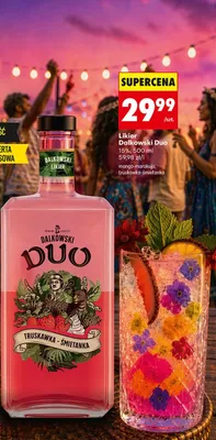 Likier DALKOWSKI TRUSKAWKA promocja w Biedronka