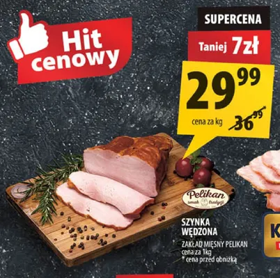 Szynka wędzona Pelikan promocja w Arhelan