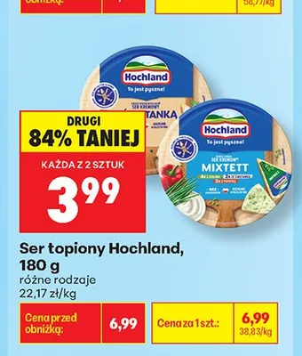 Ser topiony Hochland Mixtett promocja w Biedronka