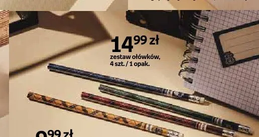 Zestaw ołówków Harry Potter 4-pak promocja w Empik