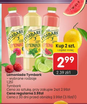 Lemoniada cytryna mięta Tymbark promocja w Market Point