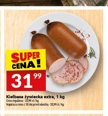 Kiełbasa żywiecka extra Białecki Wędzarnia promocja w Twój Market