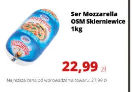 Ser Mozzarella OSM Skierniewice promocja w Torimpex Toruńska Sieć Sklepów Spożywczych